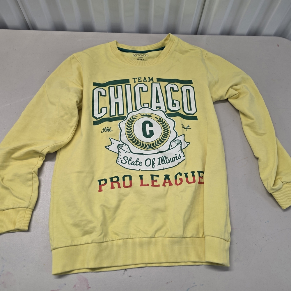 Team Chicago Yellow Kids' Crewneck Sweatshirt